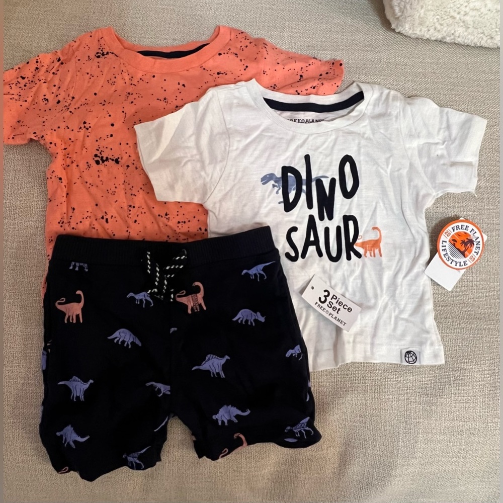 Dino TShirt & Short Set 24 Months